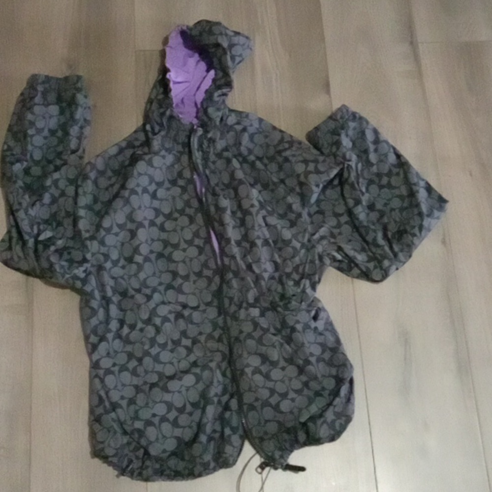 Coach Reversible Full Zip Windbreaker